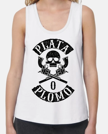 Camiseta Plata o plomo