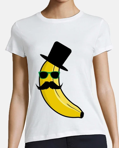 Playera plátano con gafas negras sombrero teatro de improvisación