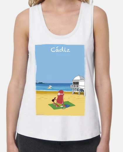 Camiseta Playa de la Caleta by Calvichi's