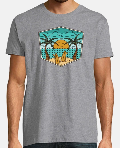 Camiseta playa de verano