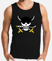 Anime Manga Zoro Tank Top Hombre Verano Cuello Redondo Chaleco Algodón Moda  Camisas Sin Mangas