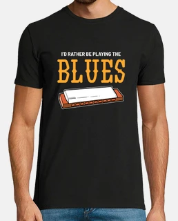 Playing The Blues Country Music Player Harp Gift