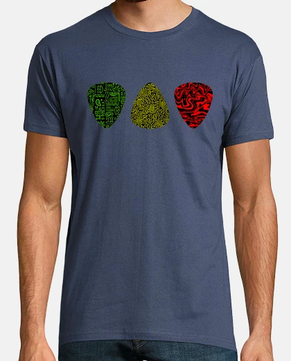 T-shirt plettri per chitarra