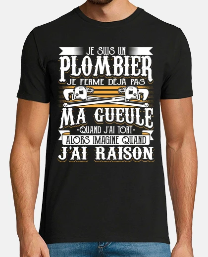 Tee-shirt Plombier Humour Plombiers