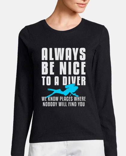 Tee-shirt plongée plongée plongée sous-marine plongeur drôle de mer