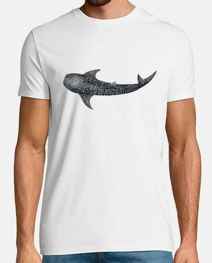 Tee-shirt plongeur requin baleine chemise homme