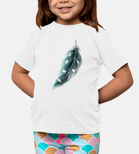 Ropa Pluma azul y pájaros