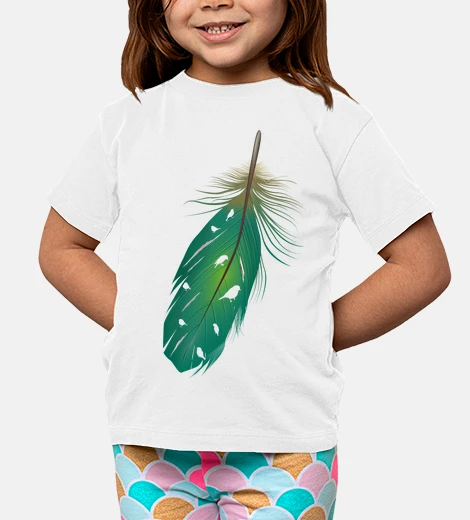 Ropa Pluma verde pájaro