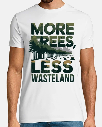 Tee-shirt plus d39arbres moins de friches nature 