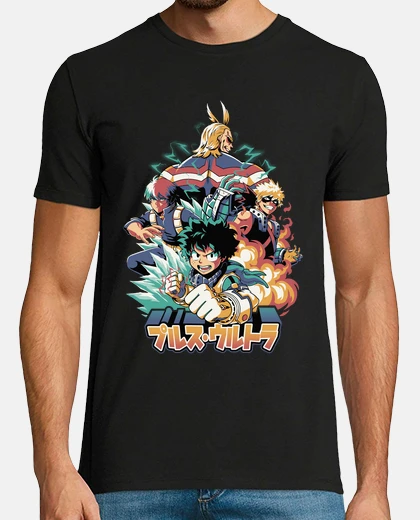 Tee-shirt plus ultra mon université de héros