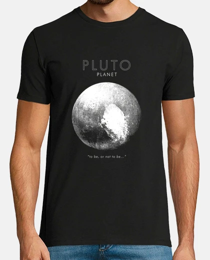 Tee-shirt pluto-être ou non-planète-astronomie