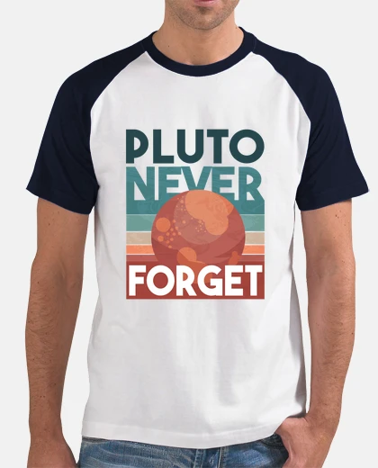 Camiseta Plutón nunca olvide la camiseta retro d