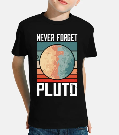 Ropa plutón nunca olvides planeta sol clásico retro
