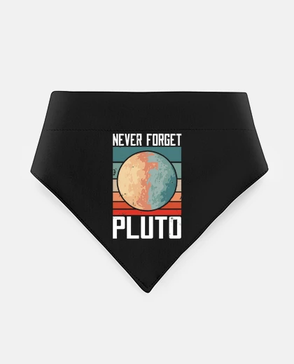 Mascotas plutón nunca olvides planeta sol clásico retro