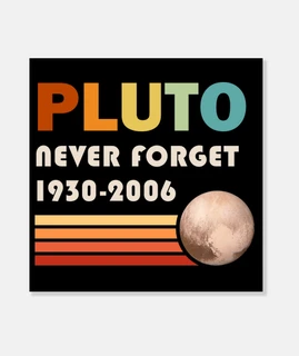Plutón nunca lo olvides: idea de regalo