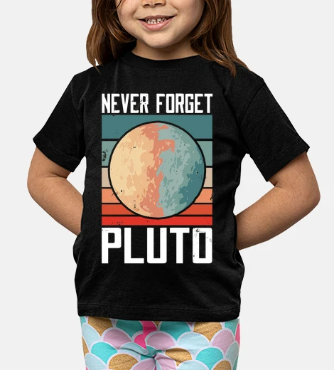 Abbigliamento plutone non dimenticare mai il pianeta sole vintage retrò