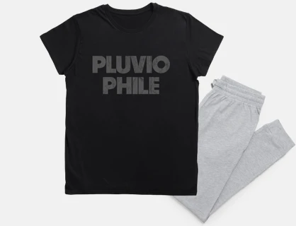 Pluviophile - vintage grey