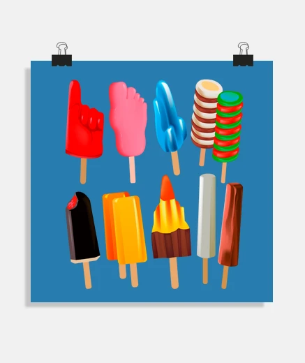 Poster po los vintage 3980 anni 3990