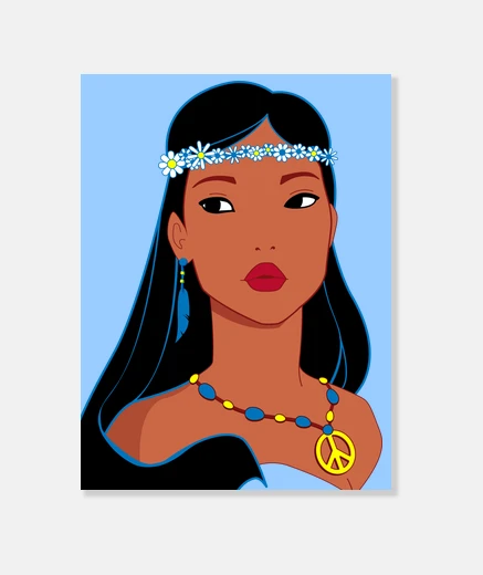 Tableau pocahontas hippiehontas hippie
