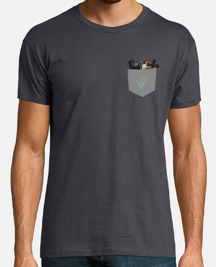 Tee-shirt poche avec objets par phasmophobie