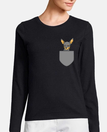 Tee-shirt poche chihuahua