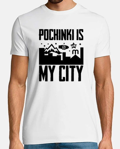 T-shirt pochinki è la mia città