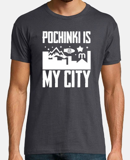 T-shirt pochinki è la mia città bianca