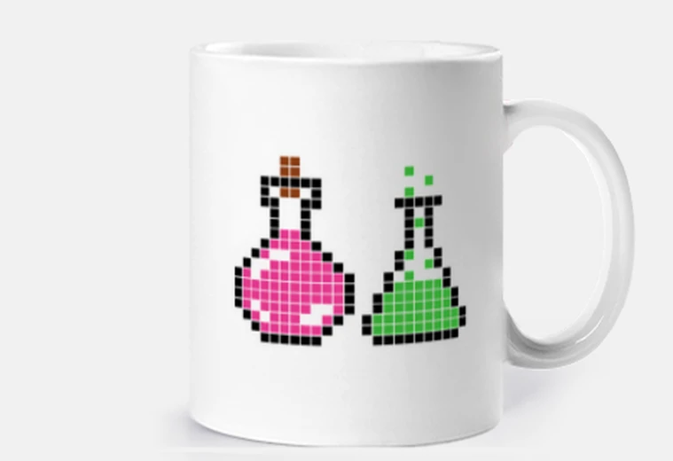 Taza pócimas pixel