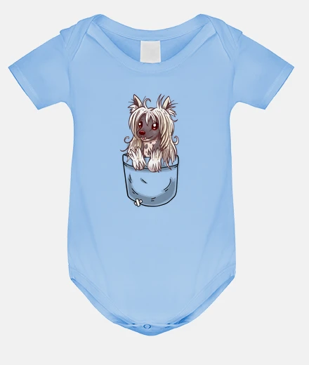 Kids Pocket Chinese Crested Puppy