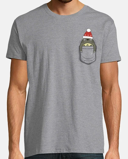 Tee-shirt Pocket Christmas Totoro