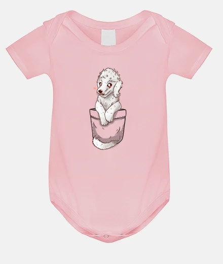 Kids Pocket Cute Bedlington Puppy