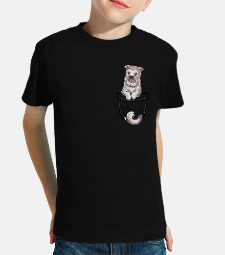 Kids Pocket Cute Sarabi Mastiff Dog - Kids Shirt