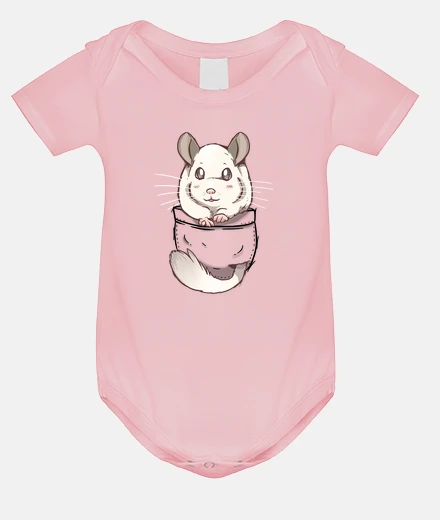 Kids Pocket Cute White Chinchilla