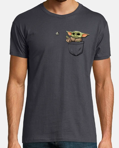 T-shirt pocket grogu