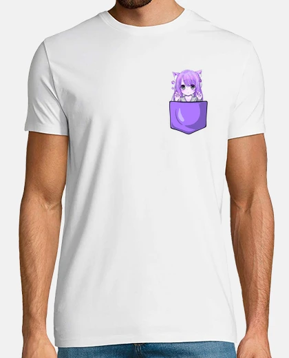 T-shirt pocket kawaii