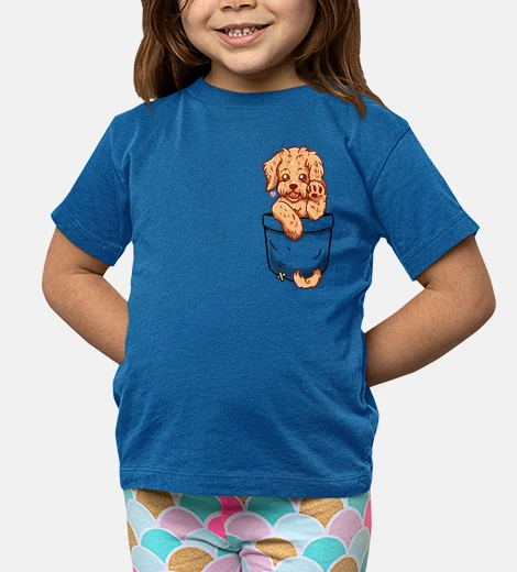 Kids Pocket Labradoodle puppy - Kids shirt
