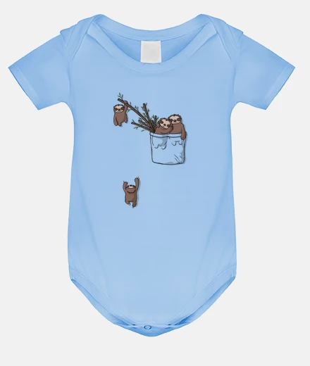 Kids pocket sloth family