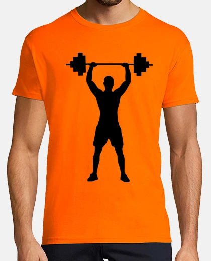 Tee-shirt poids d39haltérophilie