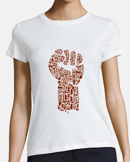 Tee-shirt poing, femme