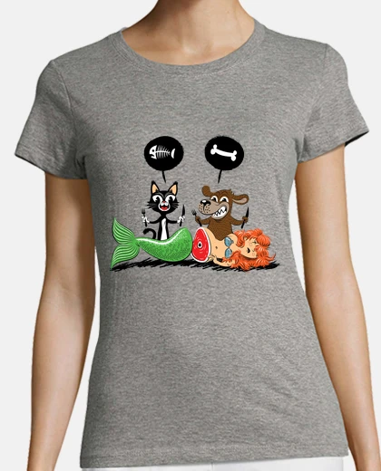 Tee-shirt Poisson ou viande ? 