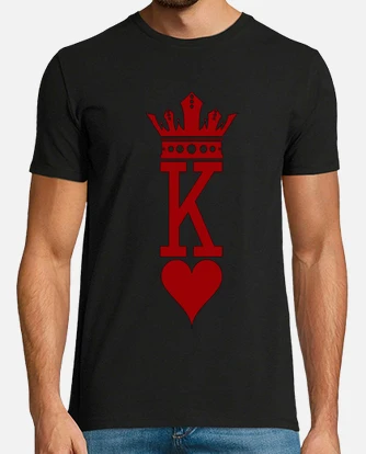 Poker t t shirt king of hearts t shirt tostadora
