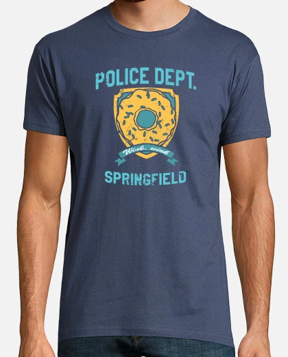 Springfield Maglietta T-Shirt, Nero, XL Uomo Springfield Maglietta T-Shirt, Nero, XL Uomo