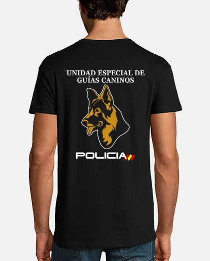 Camiseta Policia Nacional UEGC mod.3 delante y detrás