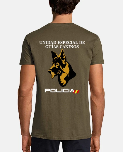 Camiseta Policia Nacional UEGC mod.4 delante y detrás