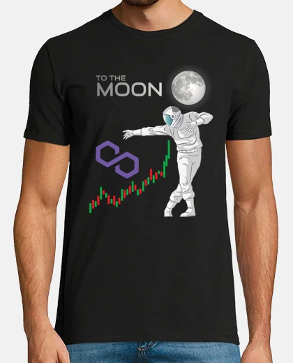T-shirt poligono matic alla criptovaluta lunare