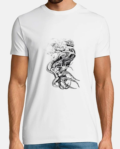 T-shirt polpo- optopus, pirata