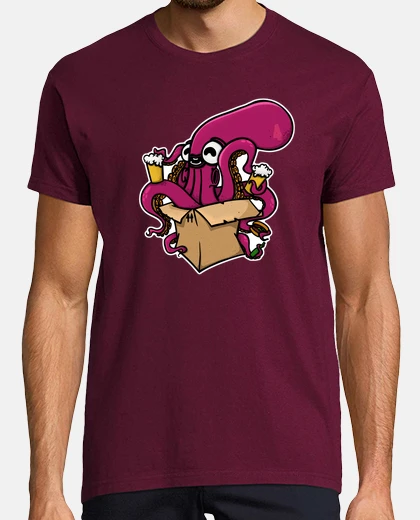 T-shirt polpo felice