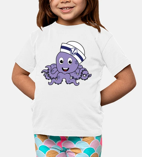 Abbigliamento Polpo Marinaio - Maniche Corte Bambino