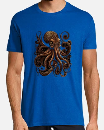 T shirt polpo arte tribale kraken tostadora