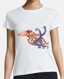 polpo blu t-shirt